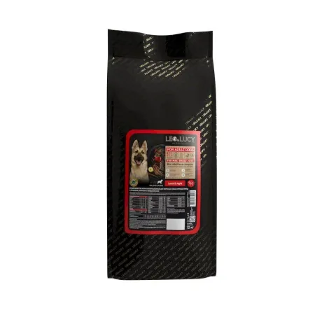 Leo ampLucy сухой полнорационный корм для собак крупных пород с ягненком яблоком и биодобавкам - 12 кг 10674₽