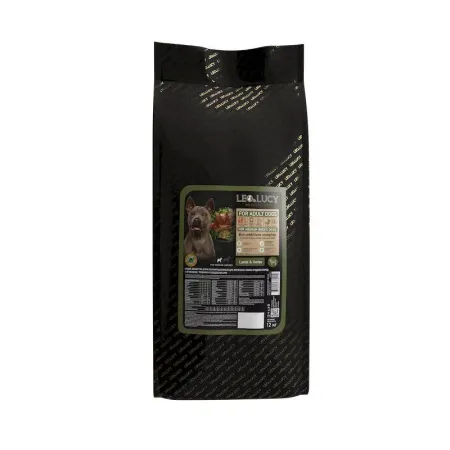 Leo ampLucy сухой полнорационный корм для собак средних пород с ягненком травами и биодобавками - 12 кг 10674₽