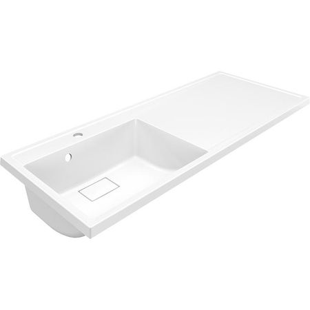 Раковина Paola Magenta 120 L с местом под стиральную машину Белая глянцевая 14351₽