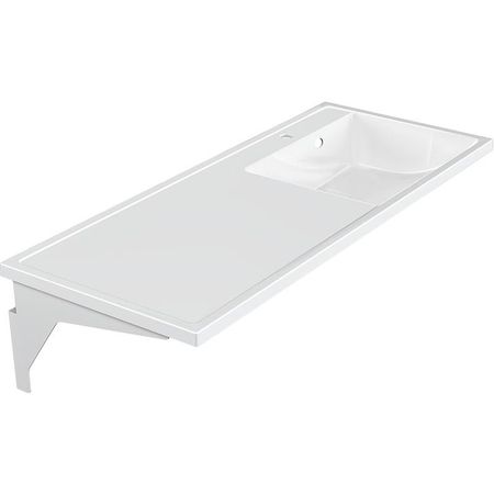 Раковина Paola Magenta 110 R с местом под стиральную машину Белая глянцевая 13495₽