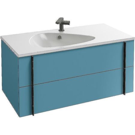 Тумба под раковину Jacob Delafon Nouvelle Vague 100 EB3032-M43 подвесная цвет Аквамарин матовый 217740₽