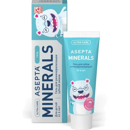 Гель для десен Асепта Гель реминерализующий для детей от 6 лет 330₽