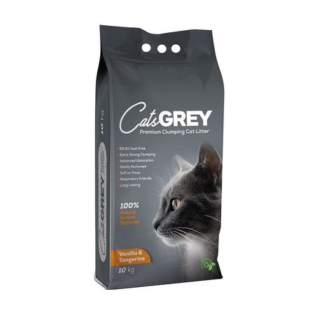 Cat aposs Grey Vanilla amp Tangerine наполнитель для кошек комкующийся с ароматом ванили и танжерина - 10 кг 1830₽