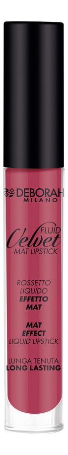 Жидкая помада для губ матовая Fluid Velvet Mat Lipstick 4,5г: 08 Classy Mauve