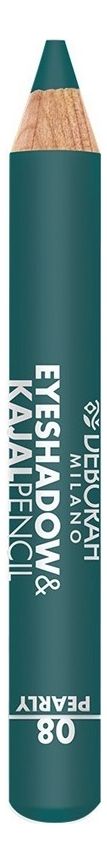 Тени-карандаш для век 2 в 1 Eyeshadow &amp; Kajal Pencil 2г: 08 Teal Green Pearly