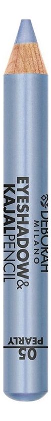 Тени-карандаш для век 2 в 1 Eyeshadow &amp; Kajal Pencil 2г: 05 Light Blue Pearly