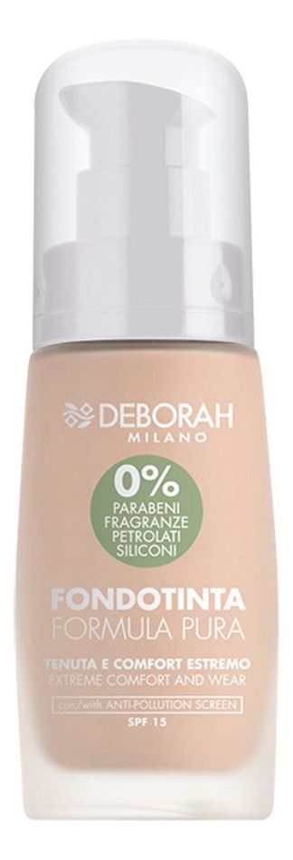 Тональная основа для лица Formula Pura Foundation SPF15 30мл: 00 Ivory