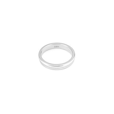 KOVA Мужское обручальное кольцо из белого золота