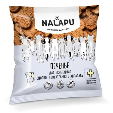 NALAPU лакомство для собак для укрепления опорно-двигательного аппарата печенье - 115 г 179₽