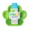 PetDreamHouse PAW 2-IN-1 Slow Feeder &amp; Lick Pad Green Easy миска "Лапа" для медленного кормления 2в1, зеленая