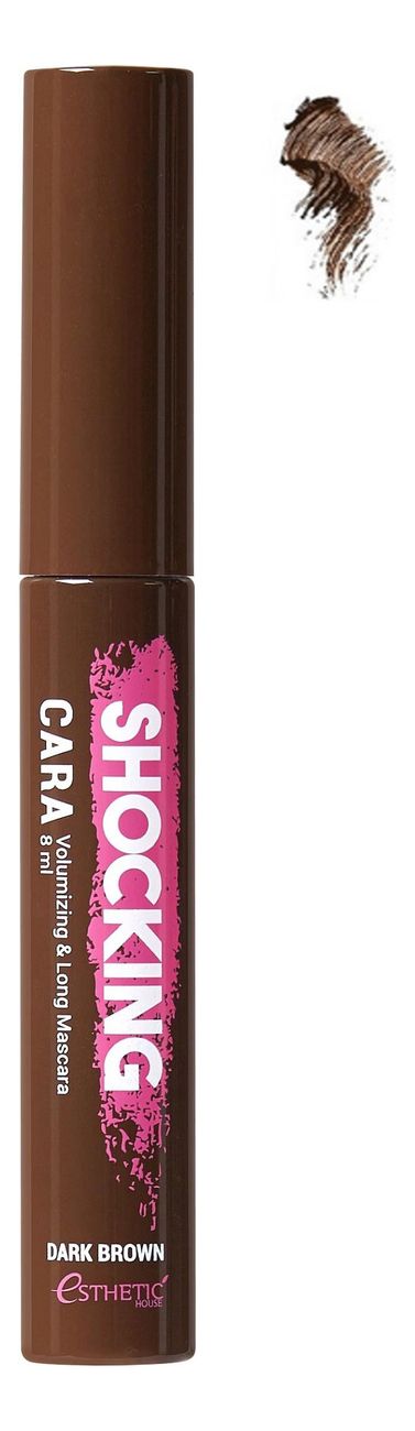 Тушь для ресниц Shocking Cara Volumizing &amp; Long Mascara 8мл: Real Black