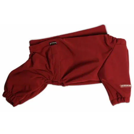 Lion Spring комбинезон-дождевик LM6226-02 для собак мелких пород, утепленный, красный - XL (спина 36 см)