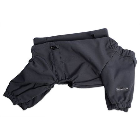 Lion Spring комбинезон-дождевик LM6226-07 для собак мелких пород утепленный серый - XL спина 36 см 1213₽
