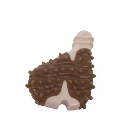 Марли игрушка для собак мелких и средних пород, кость с ароматом говядины, из термопластичной резины - 13 х 8,5 см