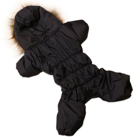 Lion Winter комбинезон LP070 для собак мелких пород унисекс зимний черный - XS спина 20-22 см обхват шеи 27-29 см обхват груди 25-27 см 1447₽