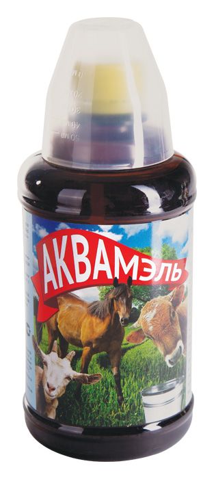 Аквамэль для коров коз лошадей 05 л 99₽