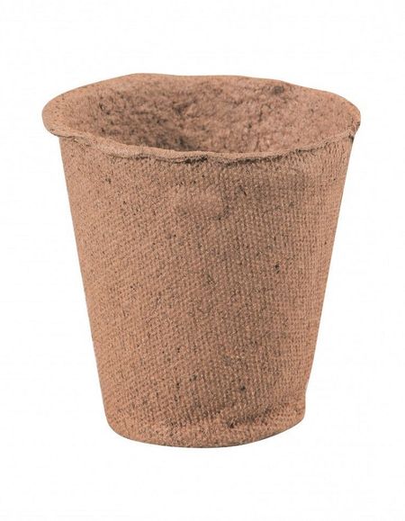 Торфяной горшочек 60х60 круглый 1 шт 8₽