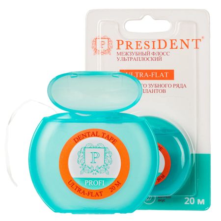 Зубная нить President Ultra-Flat 20 м 440₽