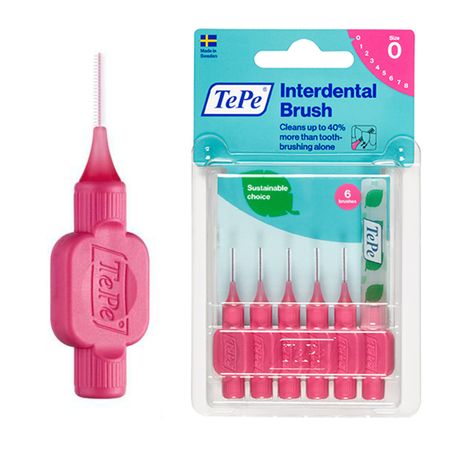 Межзубный ершик TePe Size 0 04 мм 6 шт 790₽