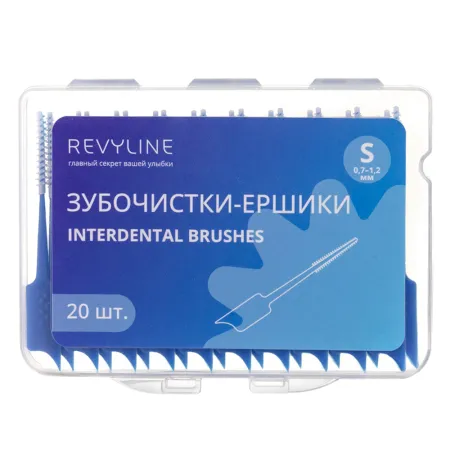 Межзубный ершик Revyline Зубочистка-ёршик S 07-12мм 20 шт 290₽
