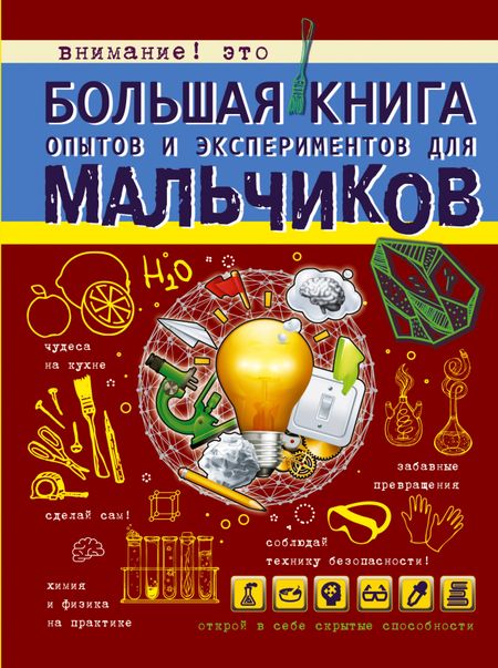 Любовь Дмитриевна Вайткене Большая книга опытов и экспериментов для мальчиков
