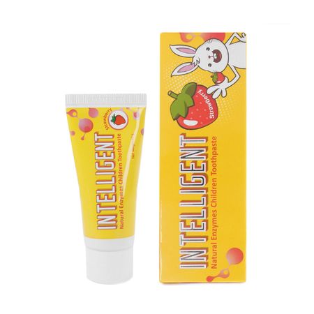 Зубная паста Intelligent Детская зубная паста Enzymes Children (клубника), 40 г