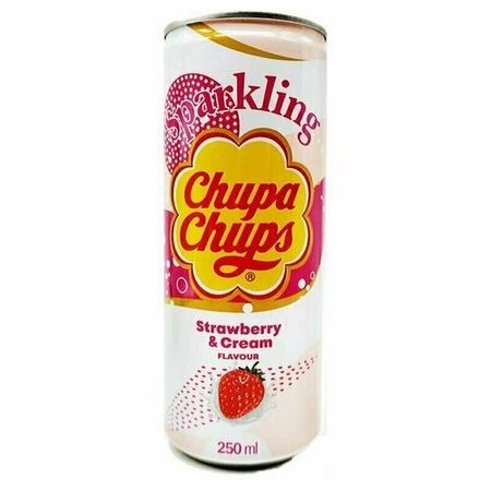 Напиток газированный Chupa Chups Клубничный крем, 250 мл