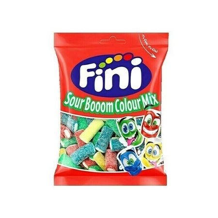 Мармелад жевательный Fini Палочки Sour Boom Colour Mix, 90 г