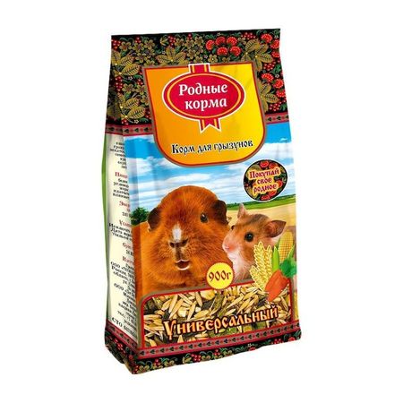 Родные корма сухой корм для грызунов универсальный - 900 г 152₽