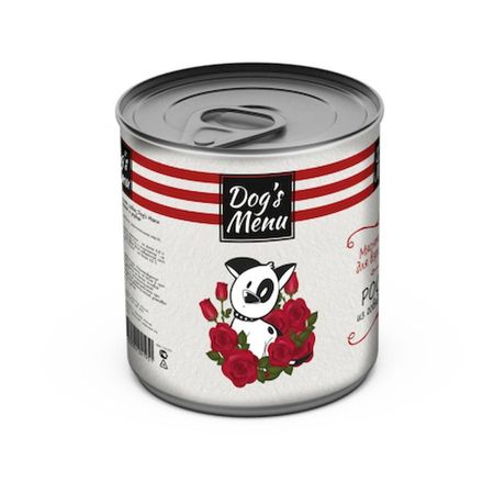 Dogs Menu влажный корм для взрослых собак ростбиф из говядины и рубца в консервах - 750 г х 9 шт 174₽