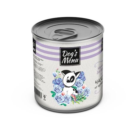 Dogs Menu влажный корм для взрослых собак чахохбили из курицы и пртрошков в консервах - 750 г х 9 шт 174₽