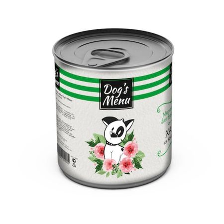 Dogs Menu влажный корм для взрослых собак всех пород с ягненком и рисом хаггис в консервах - 750 г 174₽