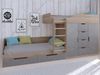 Кровати для подростков РВ-Мебель двухъярусная Астра 6 (Сонома)