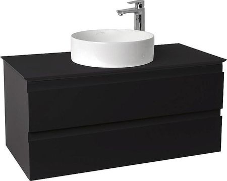 Тумба под раковину Jacob Delafon Madeleine 100 EB2084-J53 подвесная цвет Черный матовый 66187₽