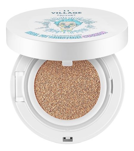 Тональный кушон для лица Real Fit Moisture Cushion SPF50+ PA+++ 15г: 21 Medium Beige