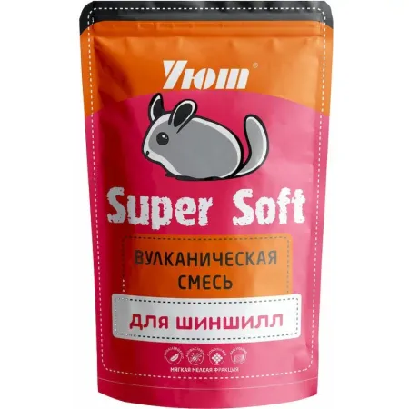 Уют вулканическая смесь Super Soft для взрослых шиншилл - 073 л 89₽