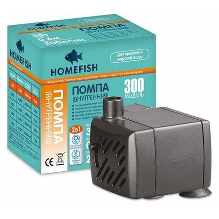 Homefish 300 помпа для аквариума - до 40 л 417₽