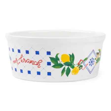 MrKranch миска для собак и кошек quotЛимоны quot фарфор белая - 450 мл 834₽
