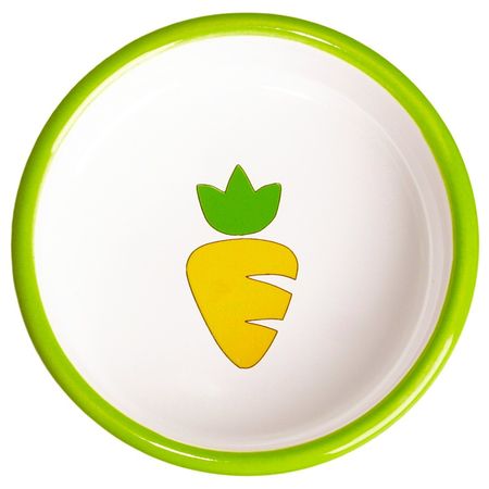 MrKranch миска для грызунов керамическая зеленая с морковью - 70 мл 159₽