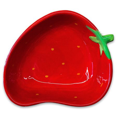 MrKranch миска для собак и кошек quotКлубничка quot керамическая - 250 мл 337₽