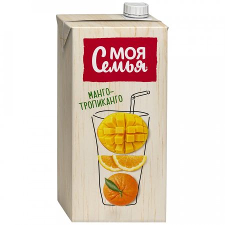 Напиток сокосодержащий Моя Семья Манго-Тропиканго, 1,93 л