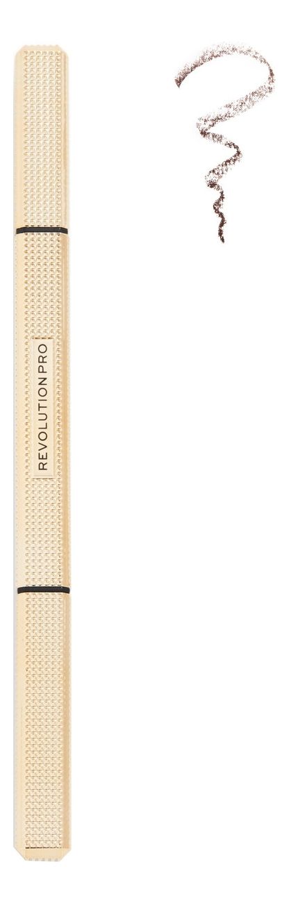 Контурный карандаш для бровей с щеточкой Eyebrow Pencil Rockstar 0,25г: Dark Brown