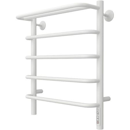 Электрический полотенцесушитель Larusso Стандарт КС П5 500х600 4670078536587 с полкой Белый 12978₽