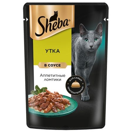 Влажный корм Sheba для кошек, утка, пауч