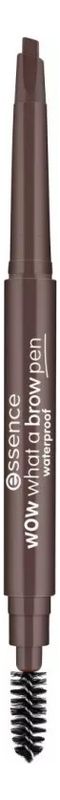 Водостойкий карандаш для бровей Wow What a Brow Pen Waterproof 0,2г: 02 Brown