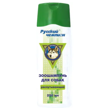 Русский чемпион шампунь для взрослых собак всех пород от колтунов - 250 мл