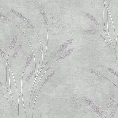 Обои Accento Reeds 285037 Винил на флизелине 1061005 СерыйСиреневый Листья 1200₽