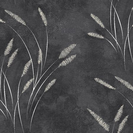 Обои Accento Reeds 285038 Винил на флизелине 1061005 ЧерныйБежевый Листья 1200₽