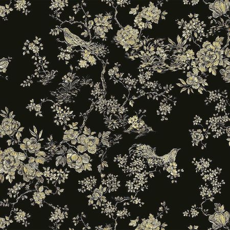 Обои Emiliana Parati Roberto Cavalli 8 19043 Винил на флизелине 1061005 ЧерныйЗолото ПтицыЦветы 39000₽
