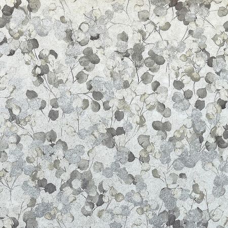 Обои Solo Lunaria E106302 Винил на флизелине 10610 БелыйБежевыйСерый Листья 2500₽